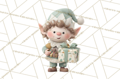 Christmas Elves Clipart PNG, Classic Santa’s Workshop Product Image 2
