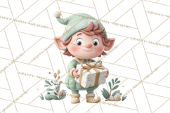 Christmas Elves Clipart PNG, Classic Santa’s Workshop Product Image 3