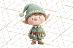 Christmas Elves Clipart PNG, Classic Santa’s Workshop Product Image 3