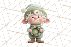 Christmas Elves Clipart PNG, Classic Santa’s Workshop Product Image 4