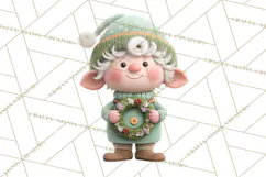 Christmas Elves Clipart PNG, Classic Santa’s Workshop Product Image 4