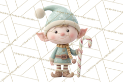 Christmas Elves Clipart PNG, Classic Santa’s Workshop Product Image 3