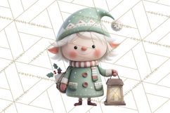 Christmas Elves Clipart PNG, Classic Santa’s Workshop Product Image 5