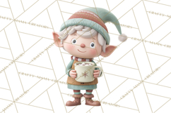 Christmas Elves Clipart PNG, Classic Santa’s Workshop Product Image 5