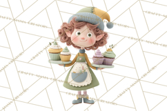 Christmas Elves Clipart PNG, Classic Santa’s Workshop Product Image 2