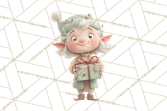 Christmas Elves Clipart PNG, Classic Santa’s Workshop Product Image 5