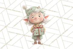 Christmas Elves Clipart PNG, Classic Santa’s Workshop Product Image 5