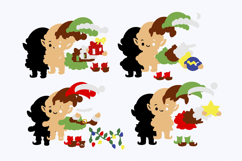 Christmas Elves 3D SVG Product Image 2
