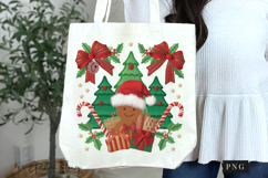 Coquette Embroidery Christmas PNG Product Image 3