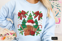 Coquette Embroidery Christmas PNG Product Image 4