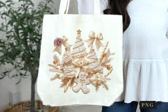 Coquette Embroidery Christmas PNG Product Image 7