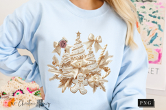 Coquette Embroidery Christmas PNG Product Image 8