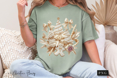 Coquette Embroidery Christmas PNG Product Image 9