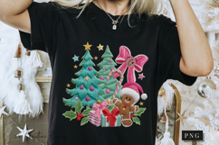 Coquette Embroidery Christmas PNG Product Image 6