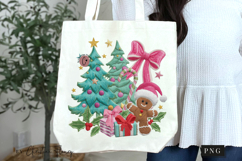 Coquette Embroidery Christmas PNG Product Image 7