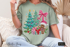 Coquette Embroidery Christmas PNG Product Image 9