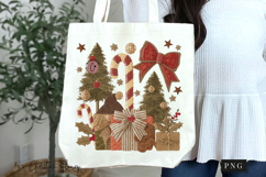 Coquette Embroidery Christmas PNG Product Image 6