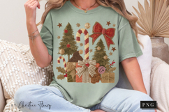 Coquette Embroidery Christmas PNG Product Image 8