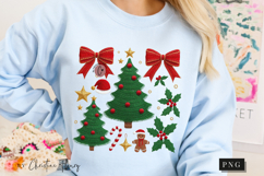 Coquette Embroidery Christmas PNG Product Image 8
