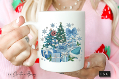 Coquette Embroidery Christmas PNG Product Image 2