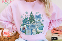 Coquette Embroidery Christmas PNG Product Image 9