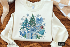Coquette Embroidery Christmas PNG Product Image 3