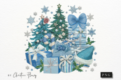 Coquette Embroidery Christmas PNG Product Image 4