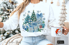 Coquette Embroidery Christmas PNG Product Image 5