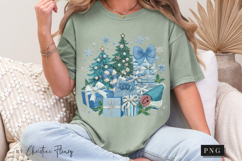 Coquette Embroidery Christmas PNG Product Image 8