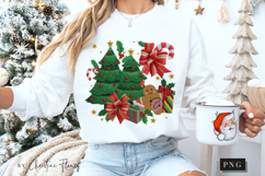Coquette Embroidery Christmas PNG Product Image 5