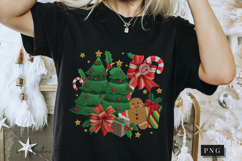 Coquette Embroidery Christmas PNG Product Image 6