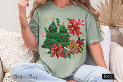 Coquette Embroidery Christmas PNG Product Image 9