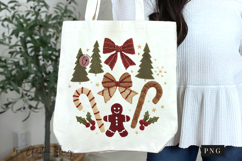 Coquette Embroidery Christmas PNG Product Image 6