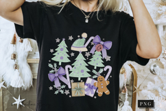 Coquette Embroidery Christmas PNG Product Image 6