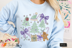 Coquette Embroidery Christmas PNG Product Image 8