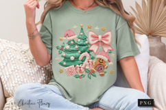 Coquette Embroidery Christmas PNG Product Image 9