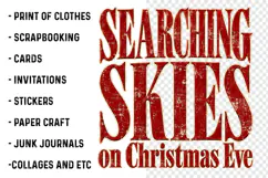 Searching Sleighs on Christmas Eve PNG | Funny Vintage Png Product Image 2