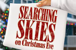 Searching Sleighs on Christmas Eve PNG | Funny Vintage Png Product Image 3