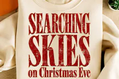 Searching Sleighs on Christmas Eve PNG | Funny Vintage Png Product Image 4