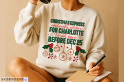 Christmas Express Overnight Delivery Label Personalized PNG Product Image 2