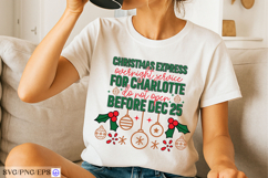 Christmas Express Overnight Delivery Label Personalized PNG Product Image 4