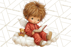 Cute Christmas Fairy Clipart Art PNG, Holiday Fairy Clip Art Product Image 2