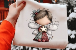 Christmas Fairy Clipart Sublimation Product Image 2