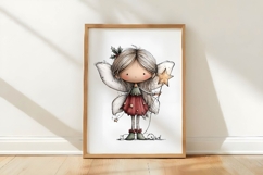 Christmas Fairy Clipart PNG Product Image 3