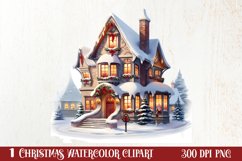 Christmas Fairy House Clipart, Christmas Fairy House Sublimation, Christmas Fairy House watercolor, Watercolor Christmas Fairy House, Christmas Fairy House, Christmas Fairy House PNG, Christmas Fairy House Watercolor Sublimation, Christmas Fairy House Wat