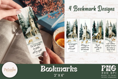 Christian bible verses being used as Trendy Christian Christmas bookmarks print