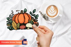 Christmas Fall Sticker, Festive Fall Sticker Pack Product Image 1