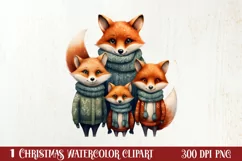 Christmas Family Animals Sublimation Clipart, Christmas PNG Product Image 1