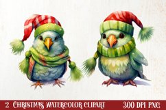 Christmas Farm Animals Sublimation Clipart Product Image 1