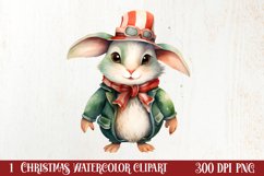 Christmas Farm Animals Sublimation Clipart Product Image 1
